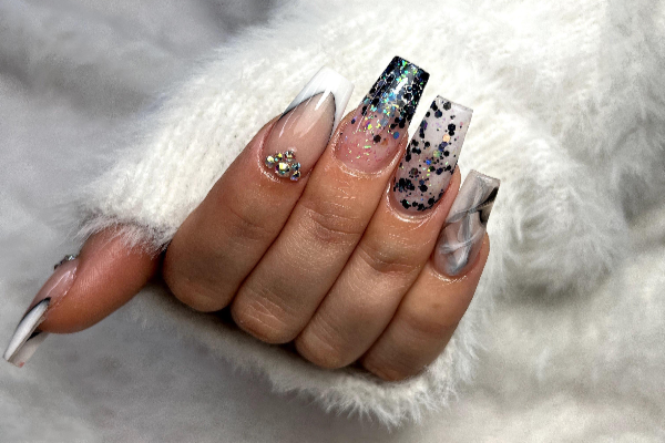 Louis Vuitton inspired nails, Ashley S.'s (Ashleybrooke) Photo